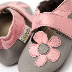 Liliputi Love Puhatalpú Szandál - Kalahari Szürke-3