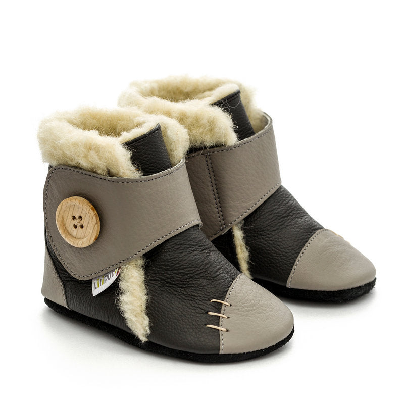 Liliputi Love Puhatalpú Csizma - Metal-1