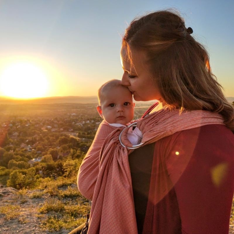 Liliputi Love Karikás Kendő - Coral-Sand-0