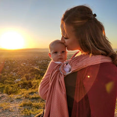 Liliputi Love Karikás Kendő - Coral-Sand-0