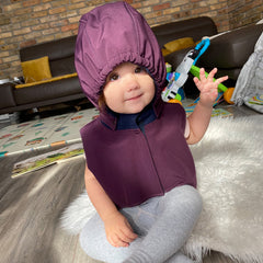 Liliputi Love Babakapucni & Nyakmelegítő - Blue Plum-1