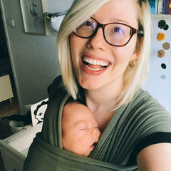 Liliputi Love Rugalmas Hordozókendő - Olive-4