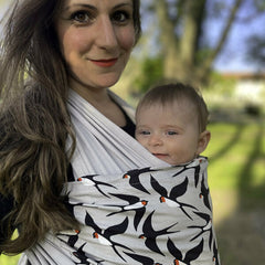 Liliputi Love Rugalmas Hordozókendő - Szürke Fecske-2