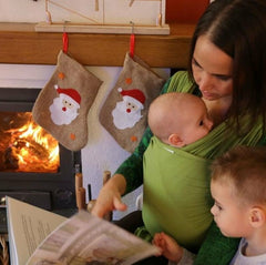 Liliputi Love Rugalmas Hordozókendő - Apple Green-3