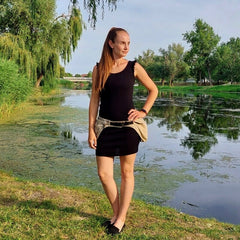 Liliputi Love Hordozós Övtáska - Makadámia-2