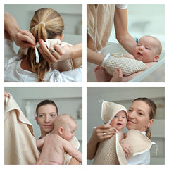 Liliputi Love Ölelős Babatörölköző Szett - Sand-1