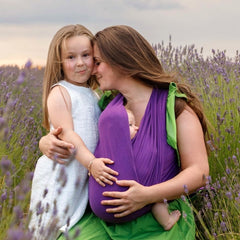 Liliputi Love Rugalmas Hordozókendő - Purple Lotus