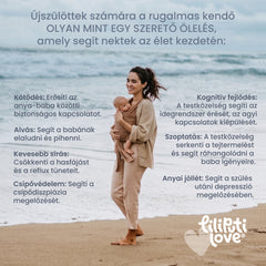 Liliputi Love Rugalmas Hordozókendő - Natura - Rose Gold