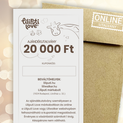 Liliputi Love Online ajándékutalvány - 20 000 Ft