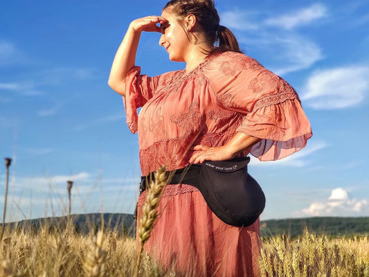 Liliputi hordozós övtáska