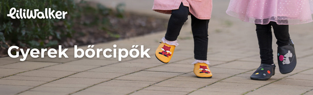 Gyerek bőrcipők
