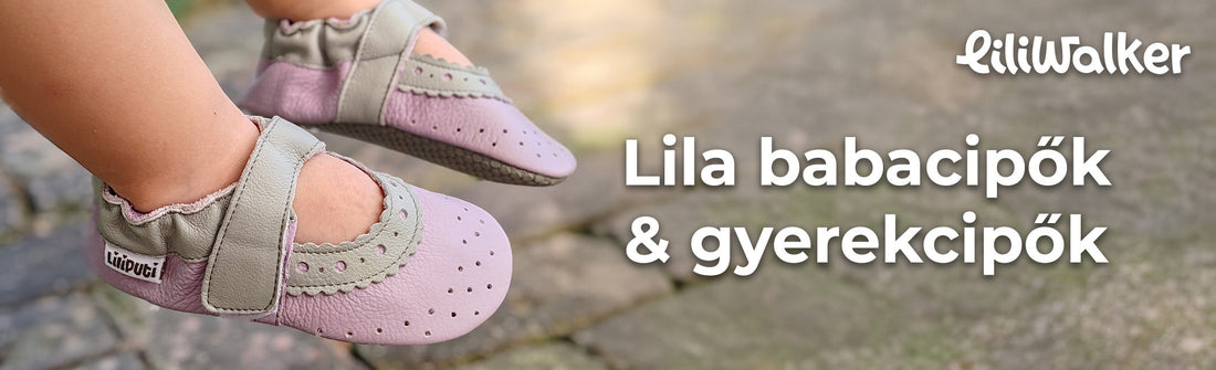 Lila babacipők & gyerekcipők