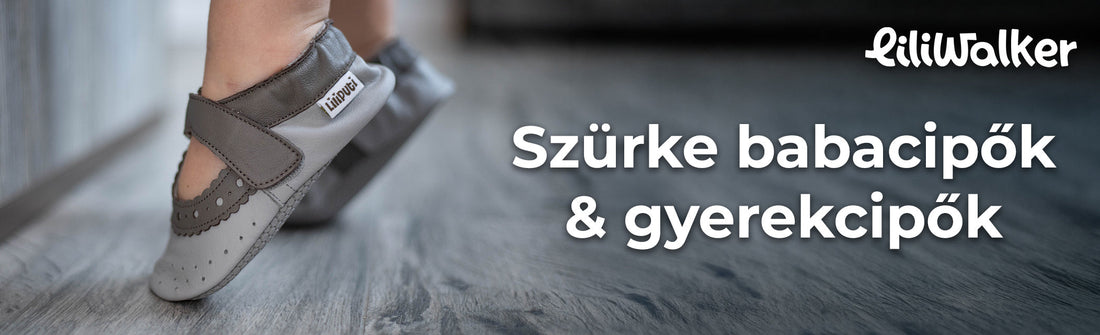 Szürke babacipők & gyerekcipők