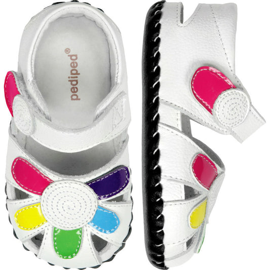 Pediped Originals Daisy White Multi-0