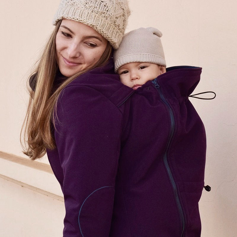 Liliputi Love 4in1 Mama Kabát - Blue Plum-7