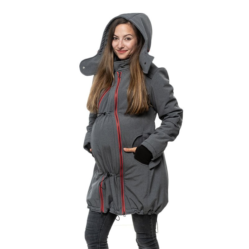 Liliputi Love 4in1 Mama Kabát - Antracit-5