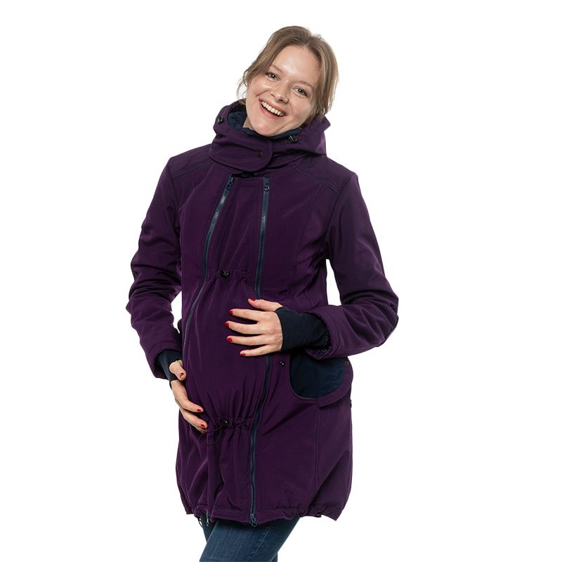 Liliputi Love 4in1 Mama Kabát - Blue Plum-6