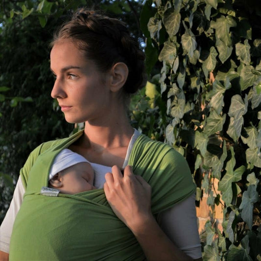 Liliputi Love Rugalmas Hordozókendő - Apple Green-1