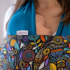 Liliputi Love Rugalmas Hordozókendő - Folk Flower-2