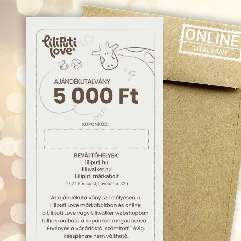 Liliputi Love Online ajándékutalvány - 5 000 Ft