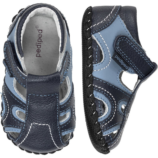 Pediped Originals Brody Navy Light Blue